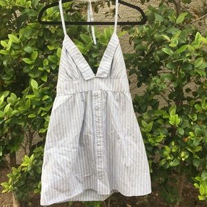 Heritage 1981 Secretary mini dress blouse stripes
